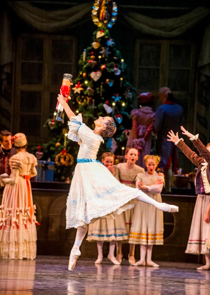 The Nutcracker. Francesca Hayward as Clara. ROH 2015. Tristram Kenton 2