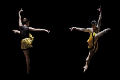 ensaio do ballet Programa Reportório.